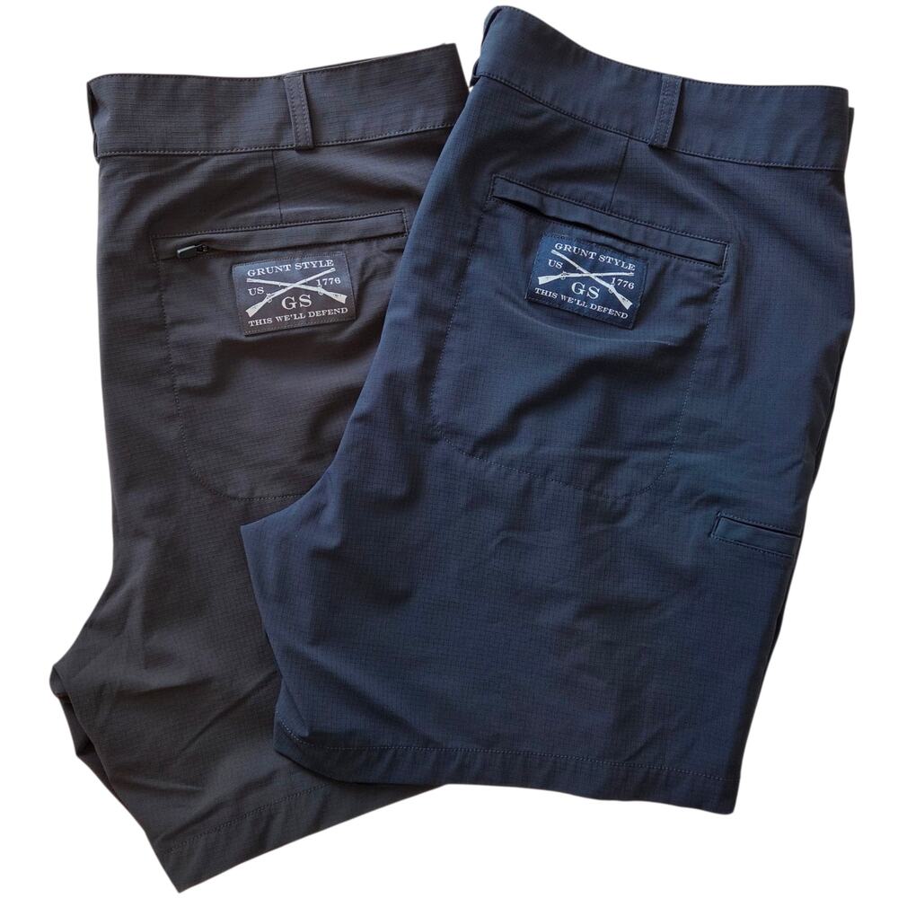 Grunt Style Shorts 2 pair sz 40, Polyester / Spandex, Ripstop Hiking pristine!